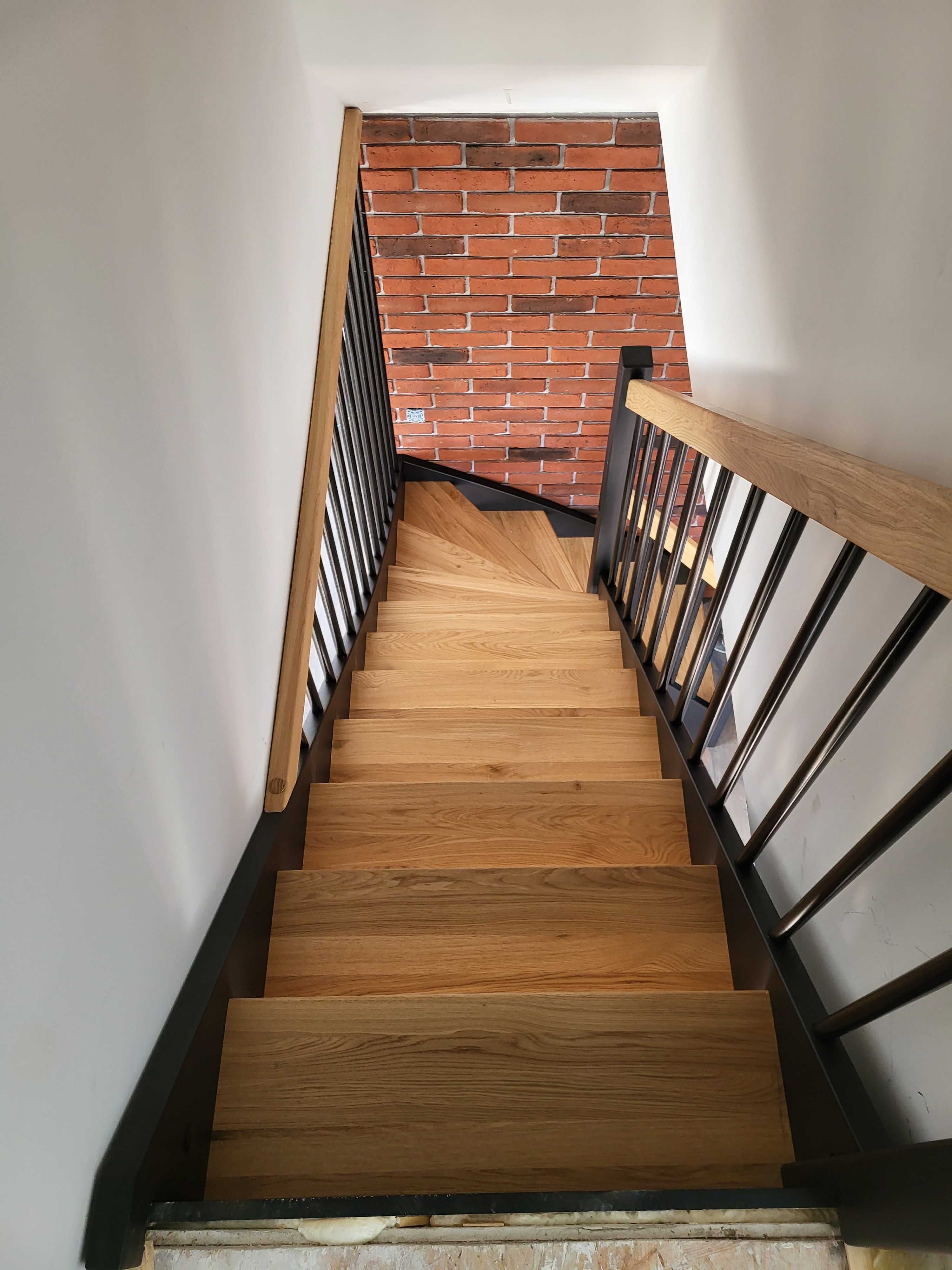 Schody Q drewniane , metalowe Styl 2Q natura Loft Cala Polska i UE