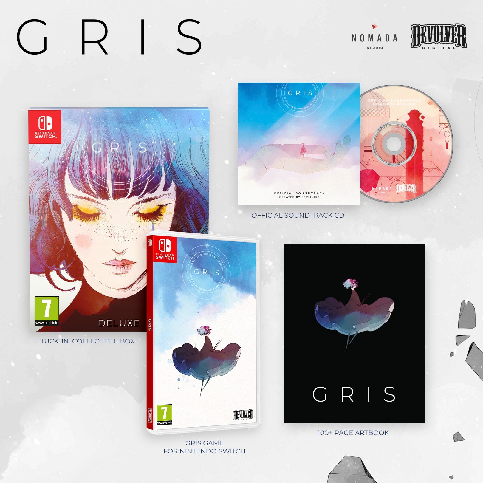 GRIS: Devolver Deluxe (NSW) Gra nowa w folii