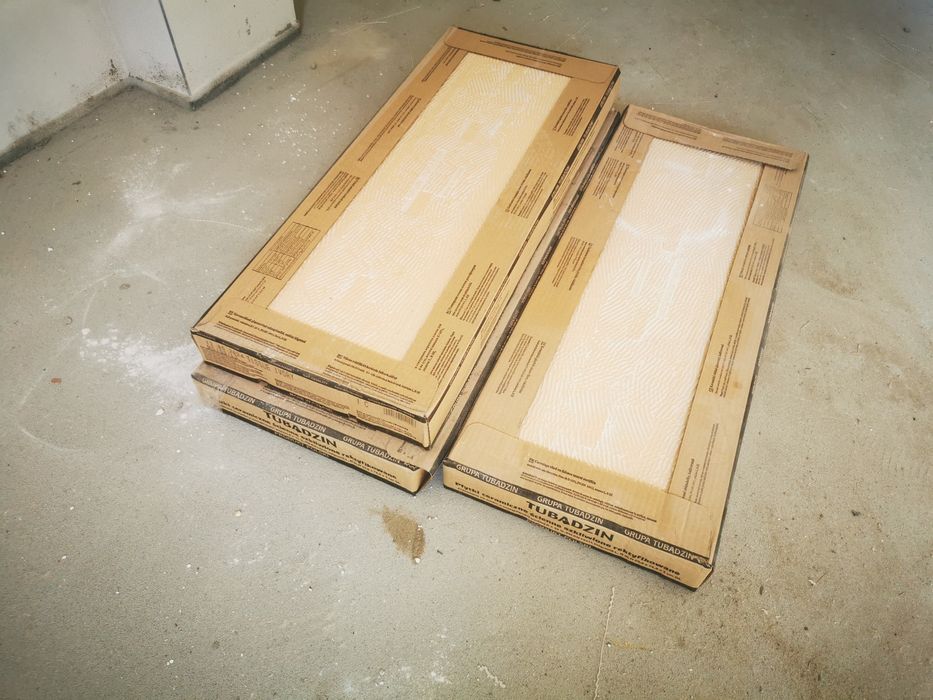 Plytki ścienne TUBĄDZIN TISSUE IVORY 29.8X74.8