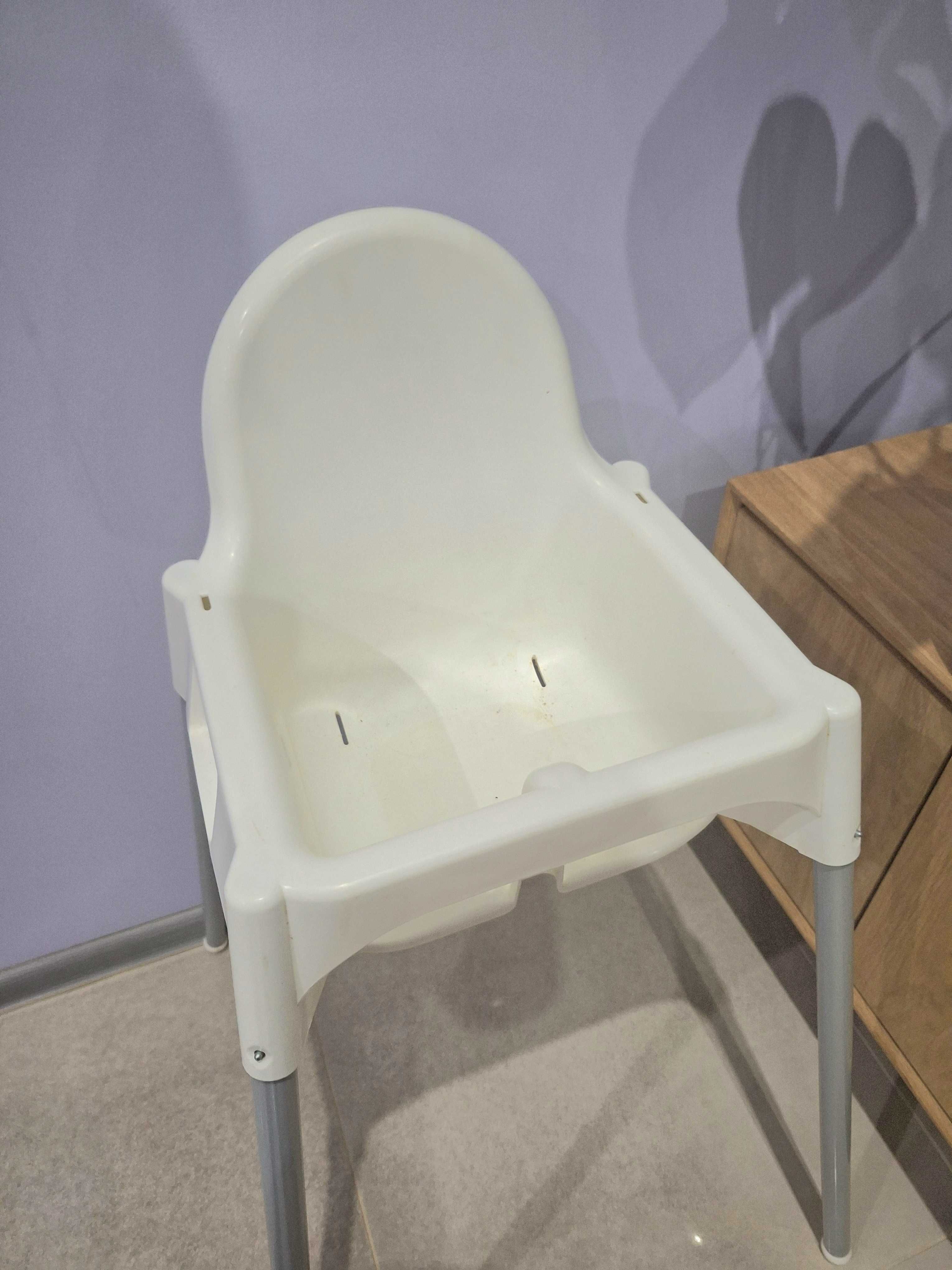 Krzesełko do karmienia Antilop Ikea białe