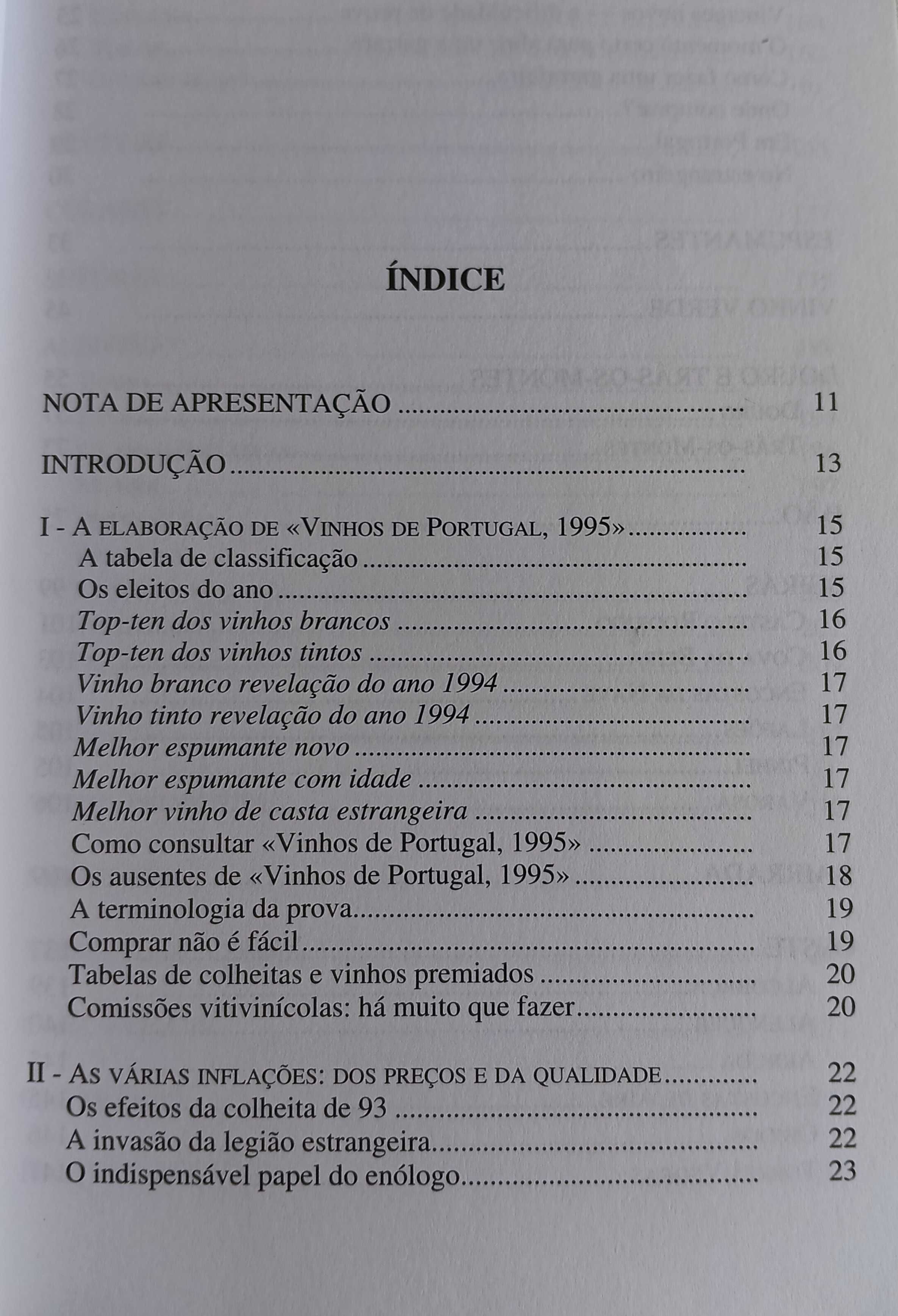 Roteiros de Vinhos - Anos 90