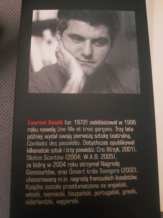 Książka "Śmierć króla Tsongora" Laurent Gaudé