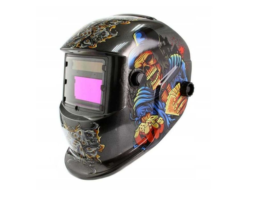 Maska OCHRONNA spawalnicza PRZYŁBICA samościemniająca regulacja FILTR