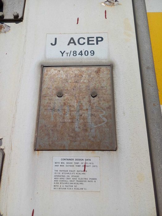 Kontener mroźniczy chłodnia na wynajem 23 europalety 40'HCRF do -25*C