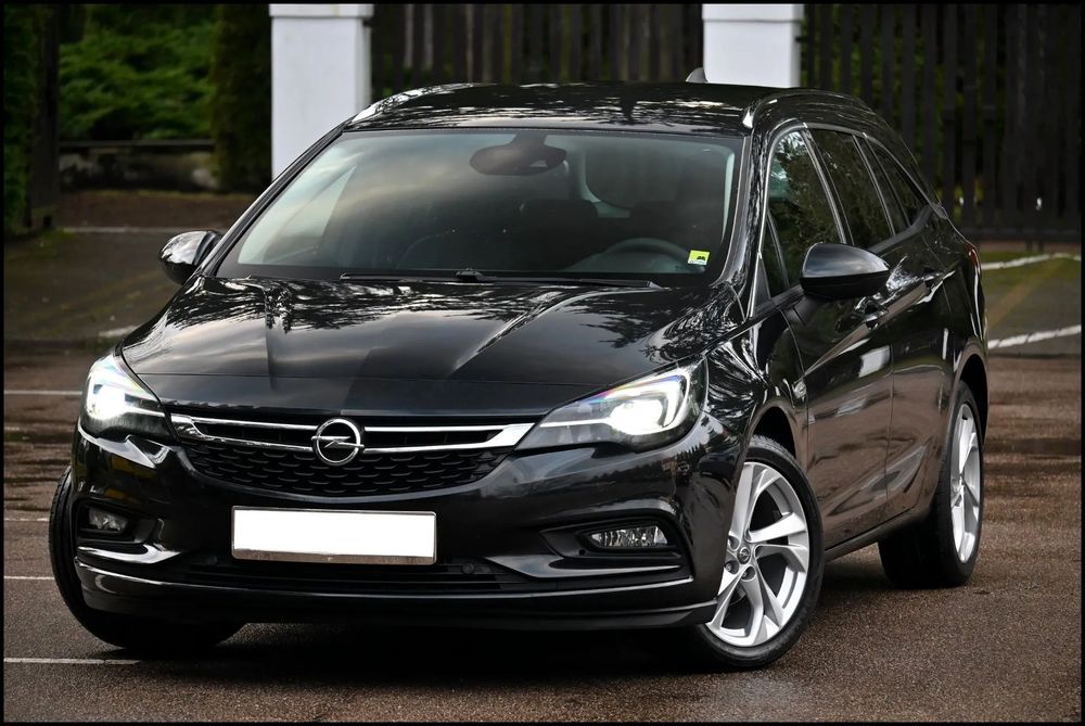 Opel Astra 1.4T 150KM AUT. NAVI KAMERA SKÓRY ParkAssist Blis RADAR ACC Serwis zDE