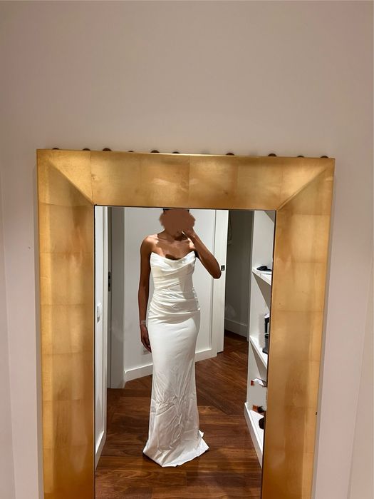 Vestido de noiva com capa personalizada TAM38