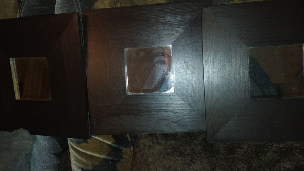 Trzy lusterka z Ikei