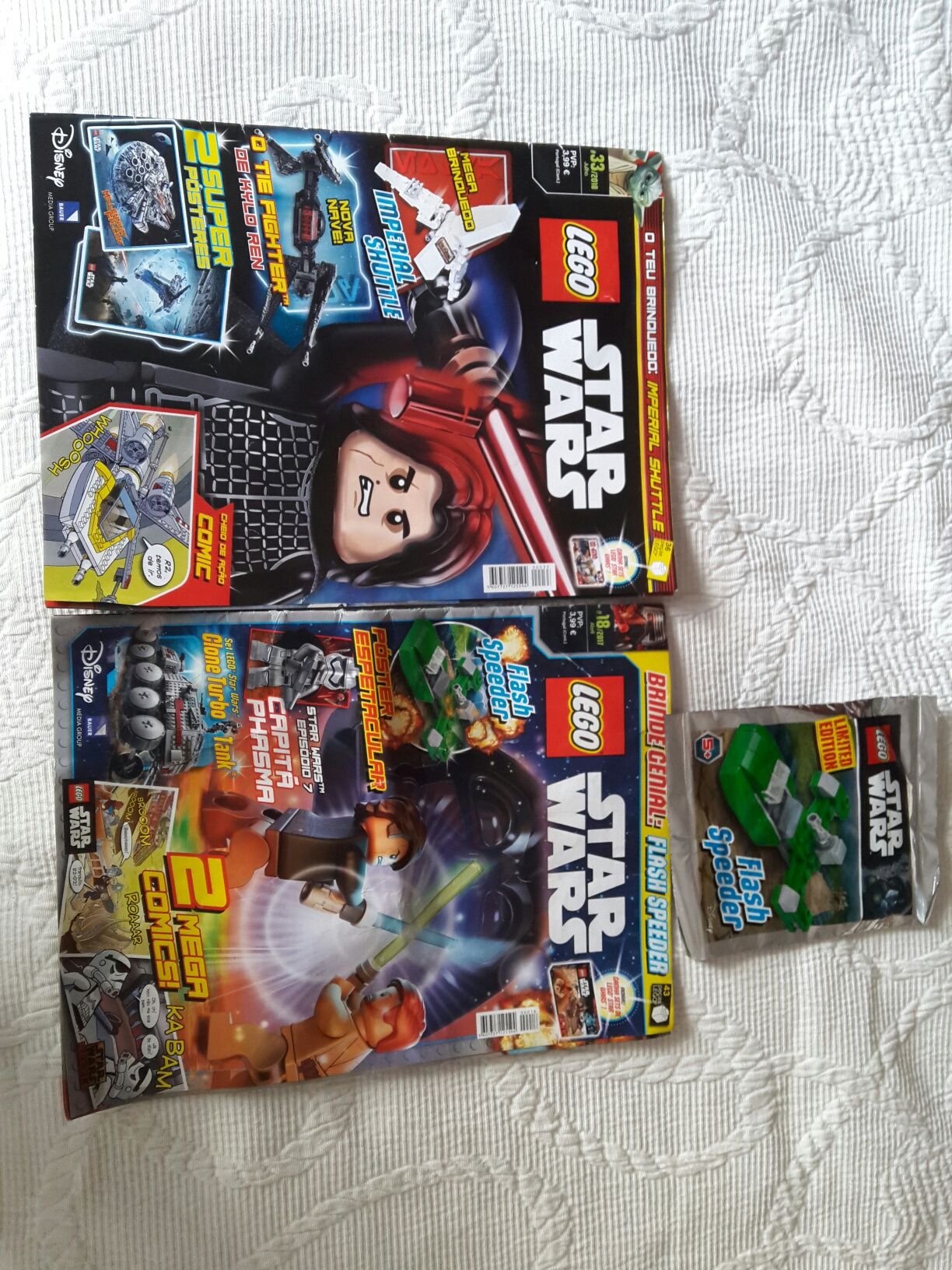 Revistas Lego Star Wars / Mega Power / patrulha pata / panda