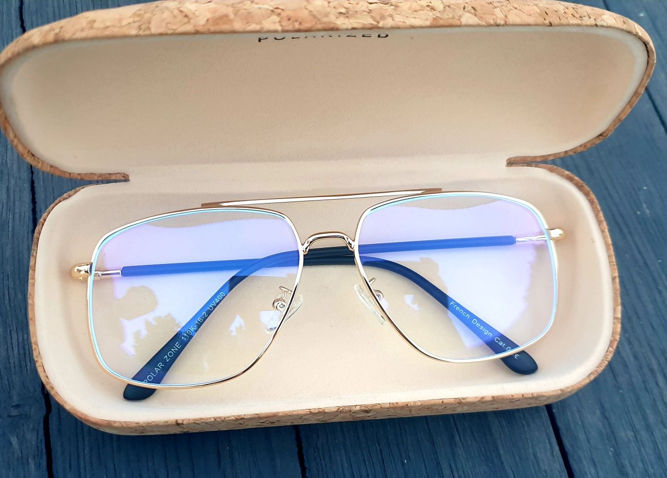 Okulary unisex zerówki z filtrem światła niebieskiego