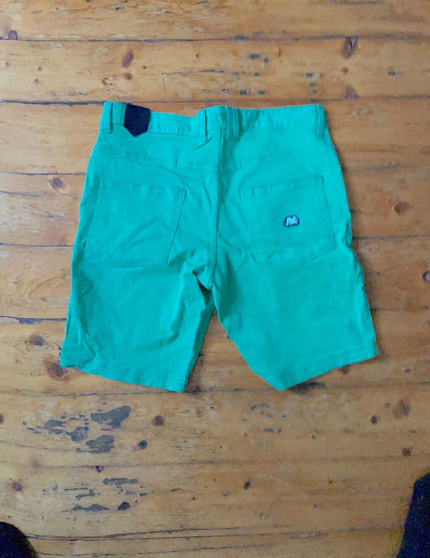 Spodnie krótkie shorty Turbokolor zielone W36 streetwear rap hip hop