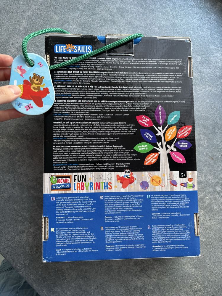Oddam za darmo Montessori Fun Labyrinths Lisciani +3 ślaczki