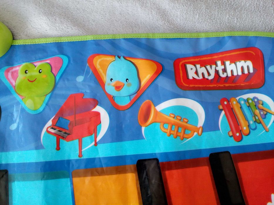 Mata muzyczna taneczna do tańca Smily Play nagrywająca pianinko