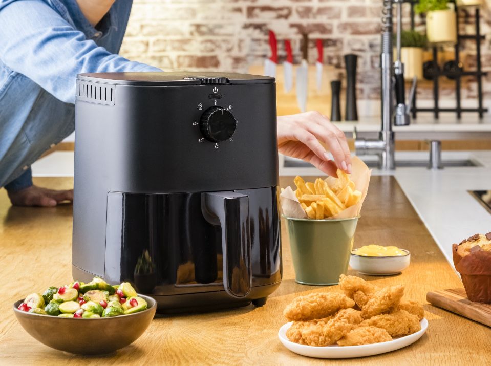 Frytkownica Beztłuszczowa TEFAL do Smażenia Pieczenia PRZEPISY Prezent