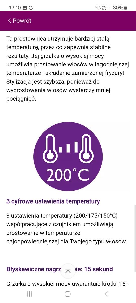Prostownica Philips Straightcare Moisture Protect Prestige HP8372/00