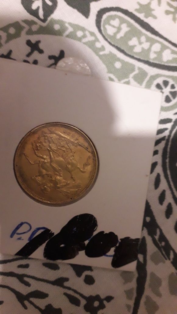 Moeda em ouro. Monarquia