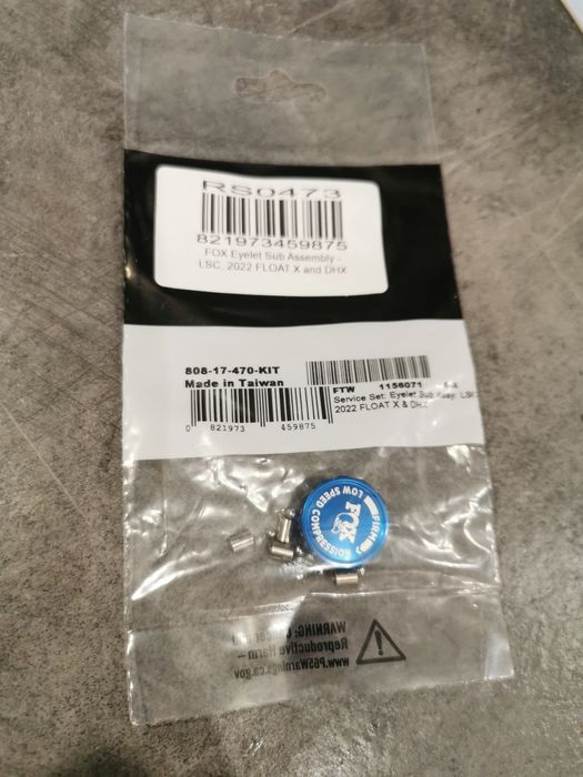 Fox pokrętło regulacji kompresji dla dampera Fox Float X oraz DHX 2022