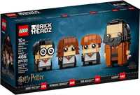 Klocki LEGO 40495 | Brickheadz | Harry Potter, Hermiona, Ron i Hagrid