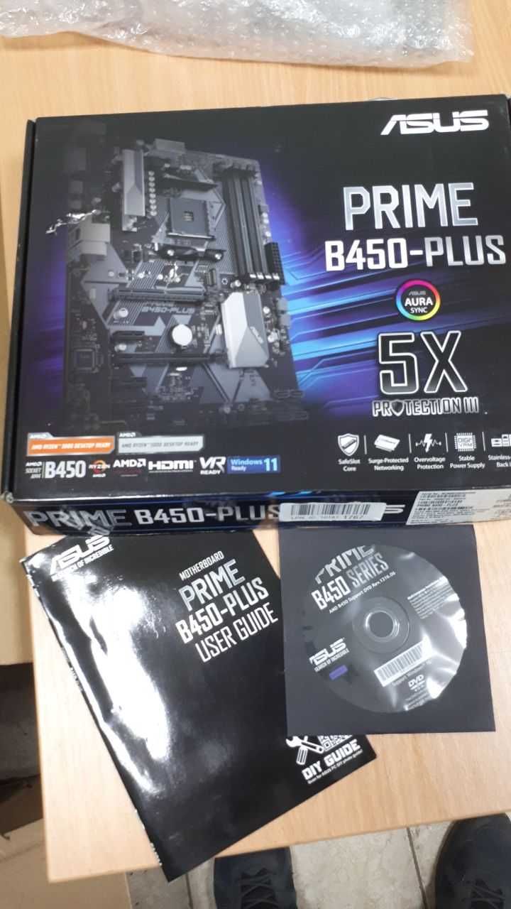 Материнська плата Asus Prime B450-PLUS