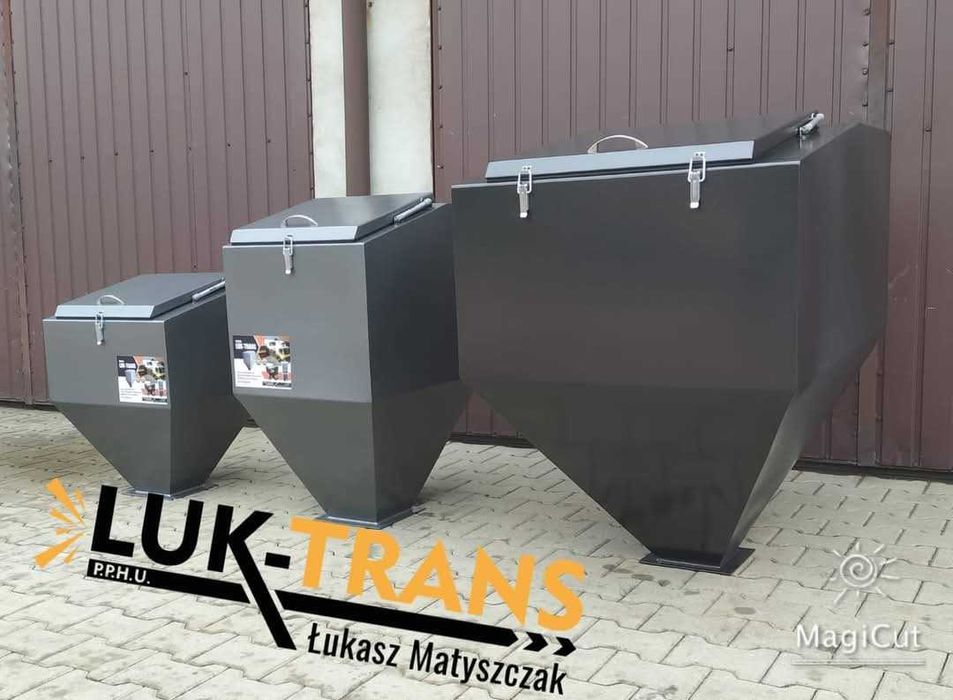 Zbiornik kosz na ekogroszek do pieca, zasobnik na opał, kosz 3mm