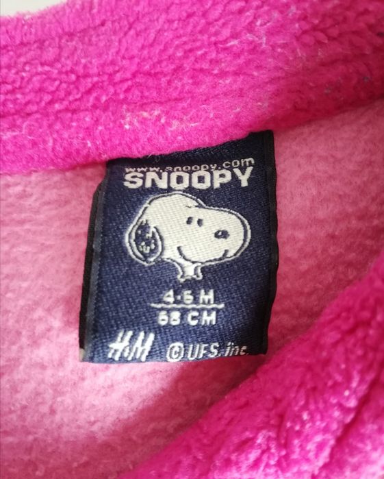 Bluza polar 68 H&M Snoopy