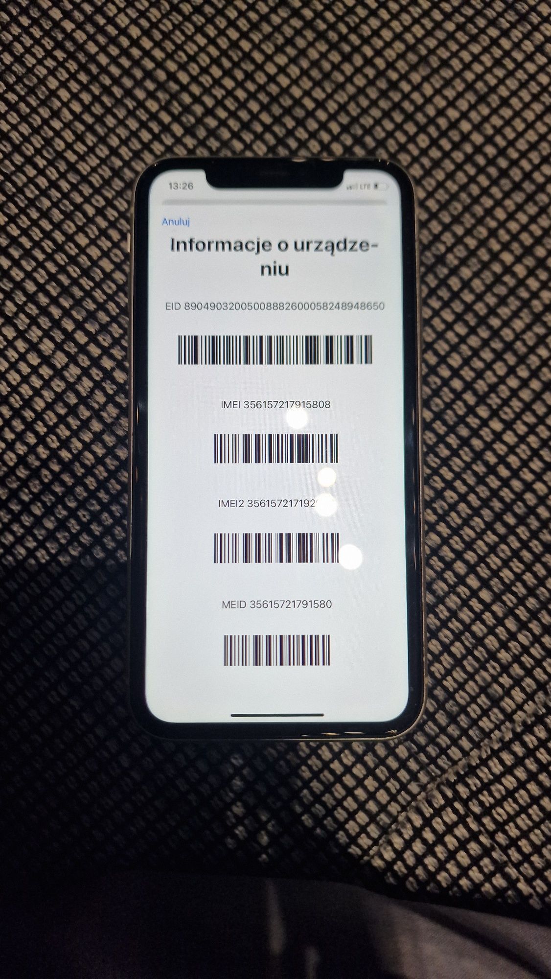 Smartfon Iphone 11 Biały 64 GB  Kondycja bateri 88% Sprawny Wylogowany