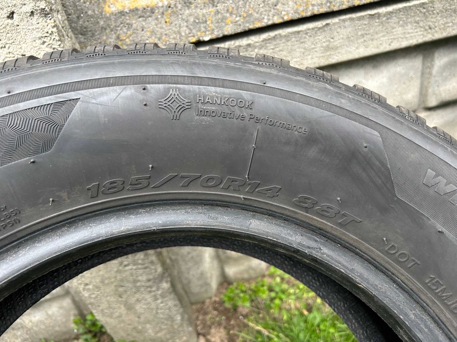Opony Zimowe Hankok Winter 185/70/14 jak nowe