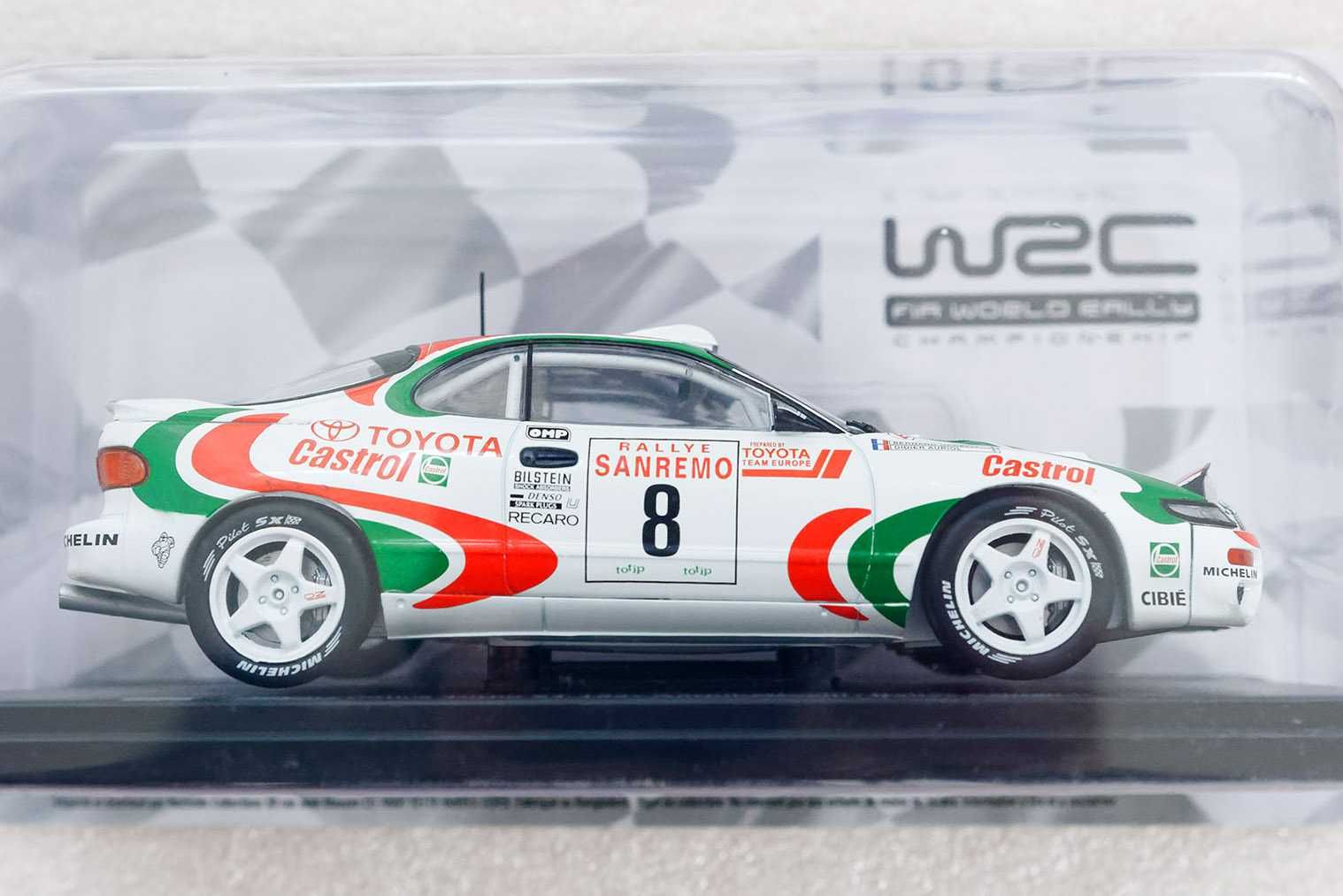 TOYOTA CELICA TURBO ST185 1:24 Hachette WRC 1994 Didier Auriol