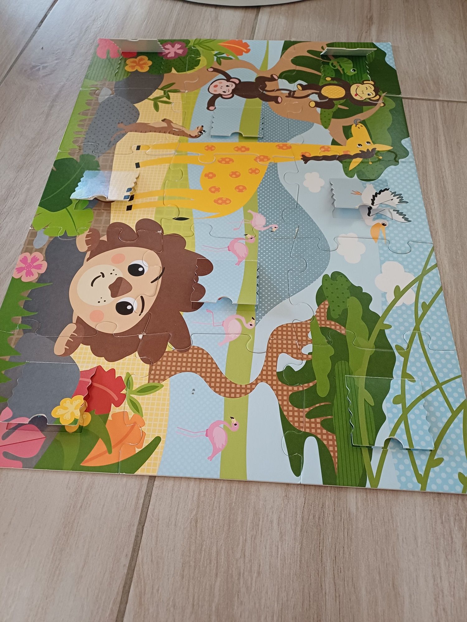 Puzzle duże okienka trefl zwierzatka