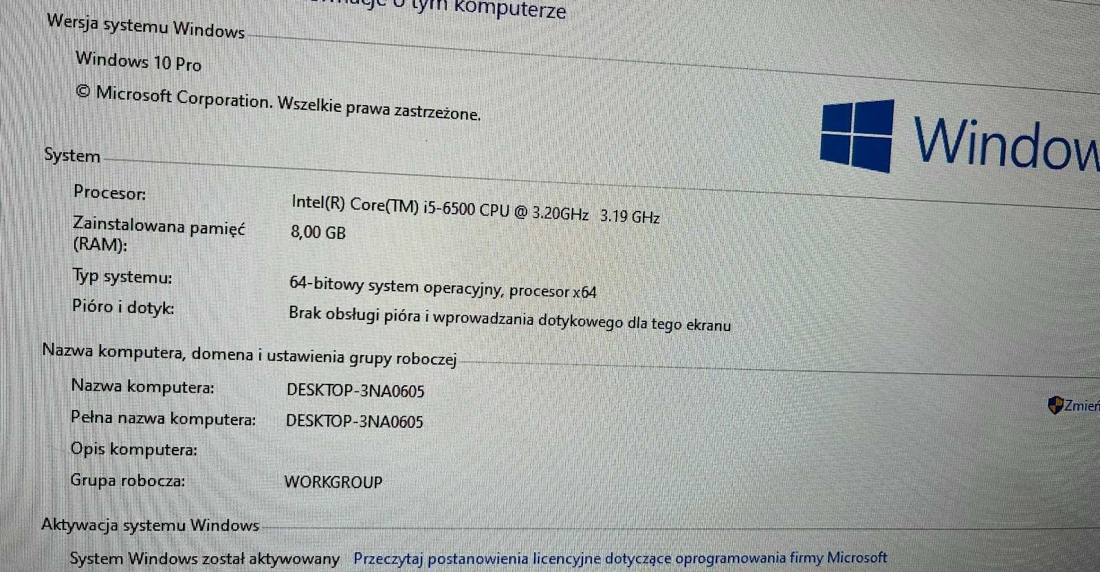 Dell Optiplex 3046 i5-6500 RAM DDR4 - 8GB SSD 240GB + WIN10