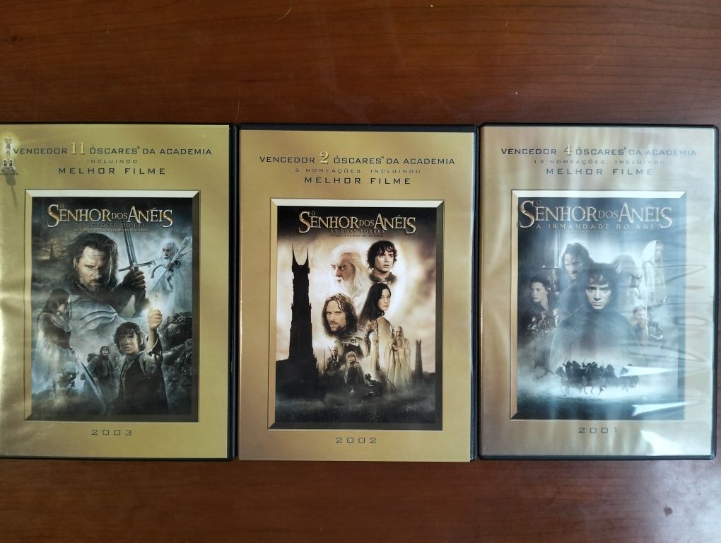 Trilogia Senhor dos Anéis (DVD's duplos)