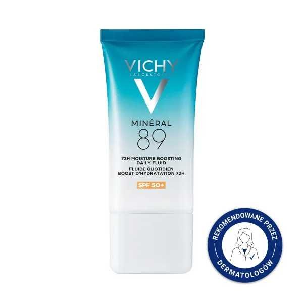NOWY krem-fluid Vichy Mineral 89 niewidoczny nawilżający 72H SPF50+