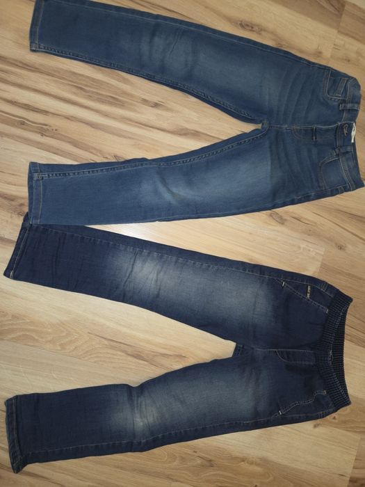 Spodnie jeansy chłopięce 122