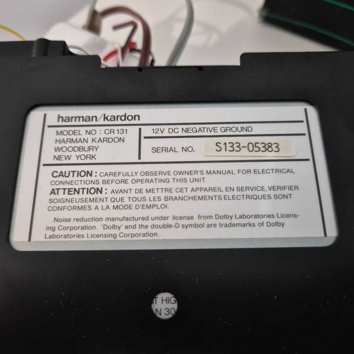 NOWE radio HARMAN KARDON CR 131 Legenda ! PORSCHE BMW Mercedes Ferrari