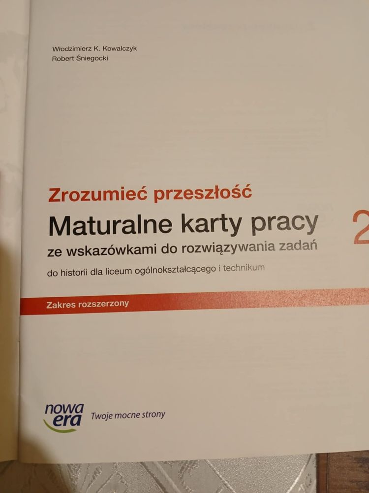 Zrozumieć przeszłość 2 Maturalne karty pracy