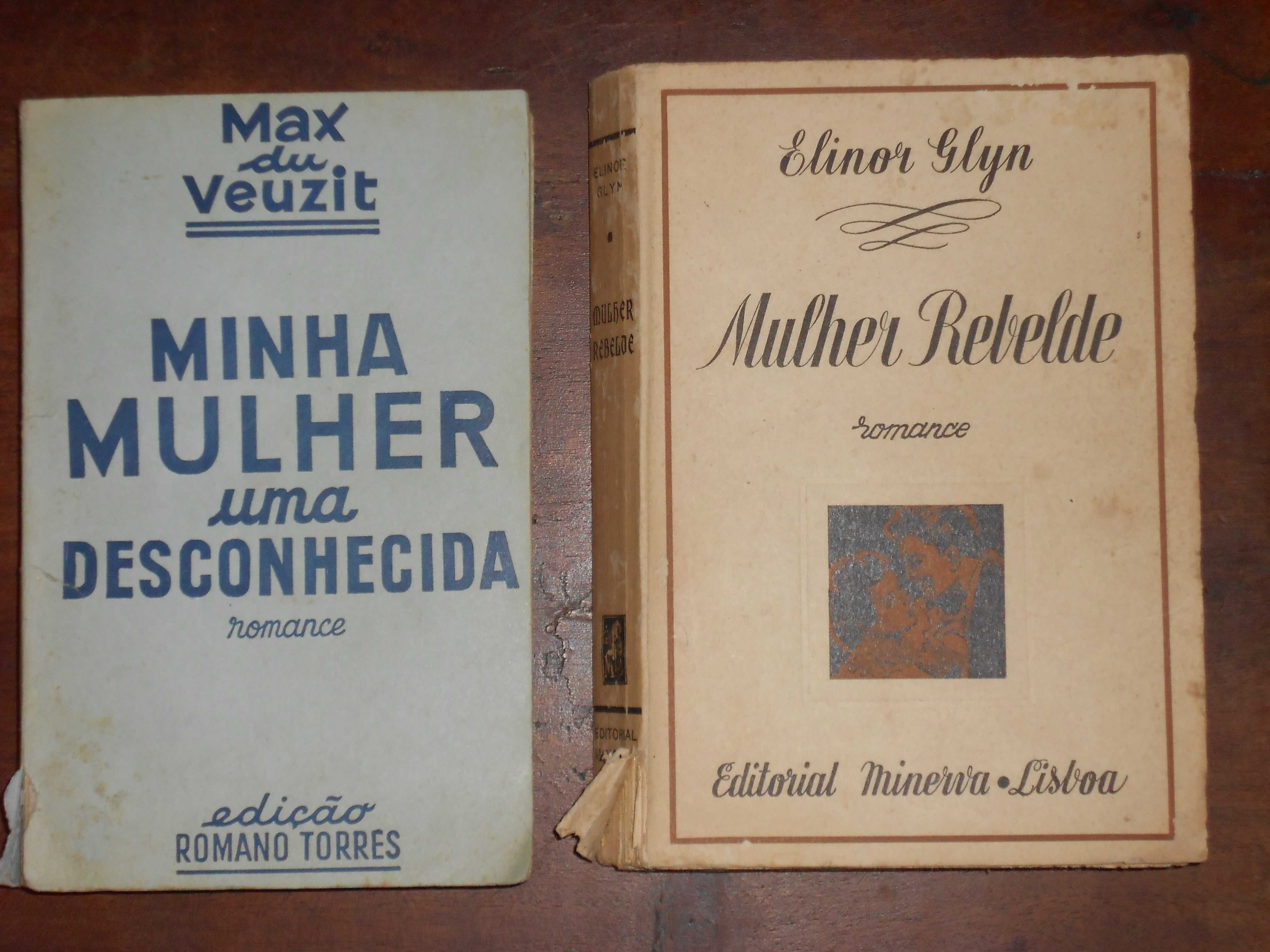 Livros Thackeray, Hugo Rocha, Max Veuzit, Elinor Glyn, Hahn, Padre Leo