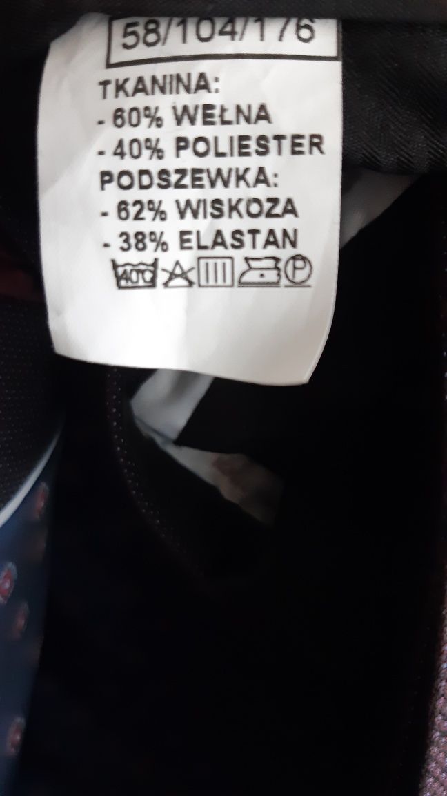 Garnitur meski wełna 60%