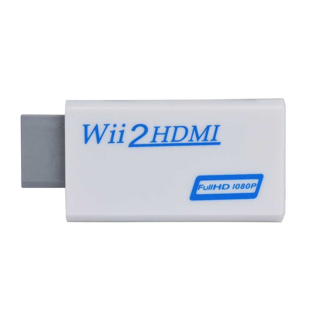 Conversor Adaptador Wii para HDMI Full HD 1080P + Áudio 3,5 mm