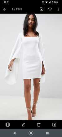 ASOS sukienka biała 38