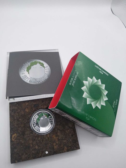 Moeda Luís de Camões Prata Proof