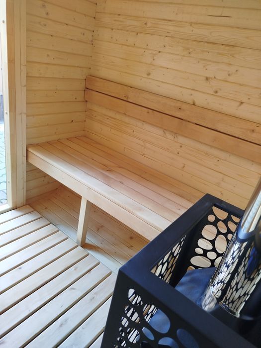 Sauna ogrodowa piec na drewno od ręki