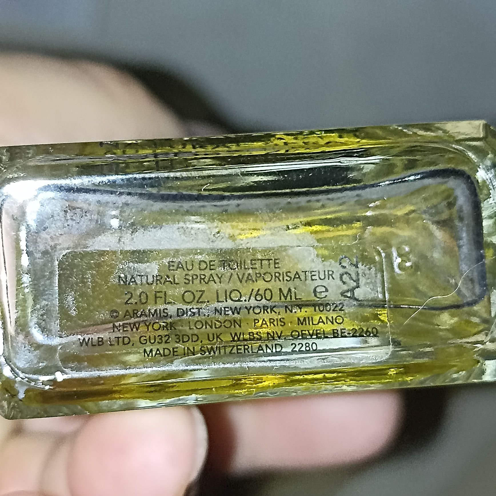 Eau de Toilette Aramis sem caixa para homem