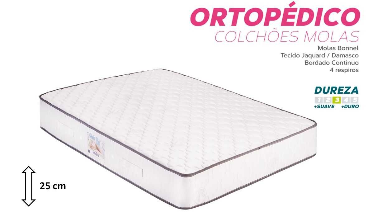 Colchão Ortopédico Novos 183x133, 190x40, 195x140 todas as medidas