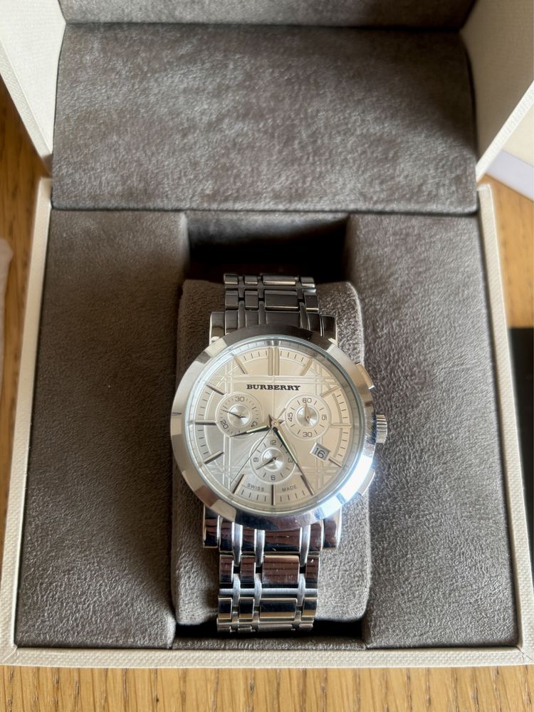 BURBERRY Zegarek Heritage z chronografem