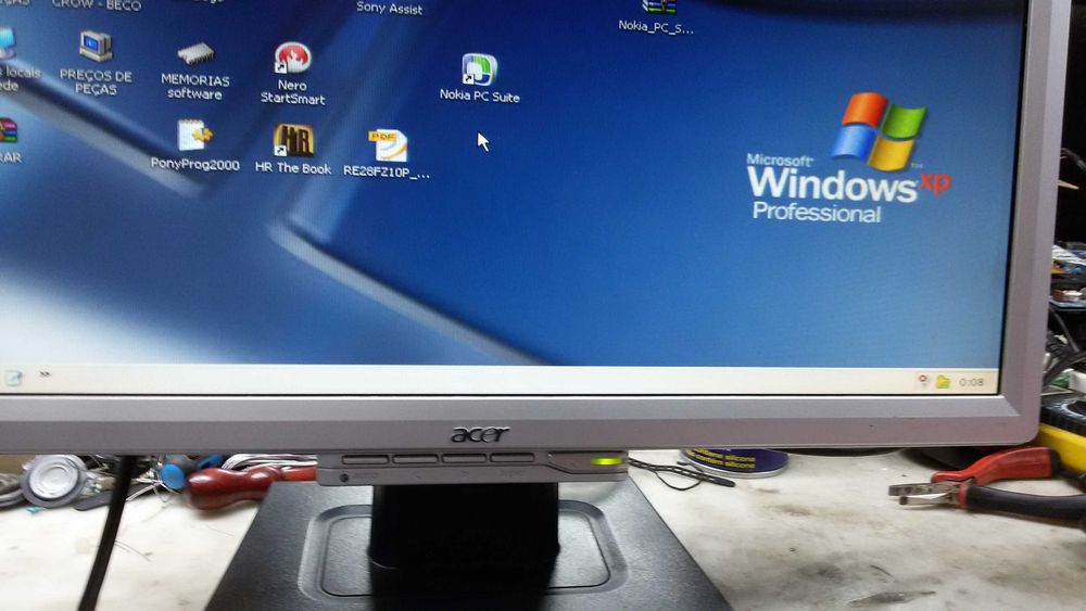 monitor tft lcd acer al1916w