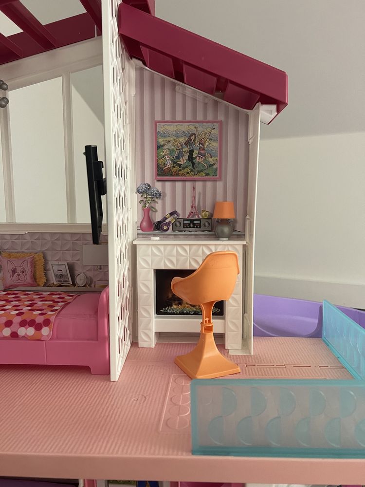 Domek barbie dreamhouse z windą