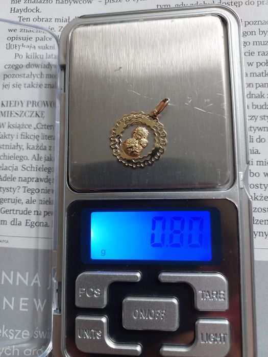 Złota zawieszka próba 585