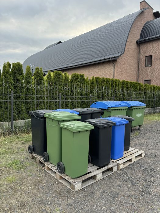 Контейнер для сміття 1100л. Бак для сміття. Євроконтейнер для сміття
