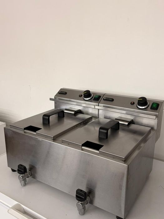 Frytownica Hendi 2x8 L z kranikami