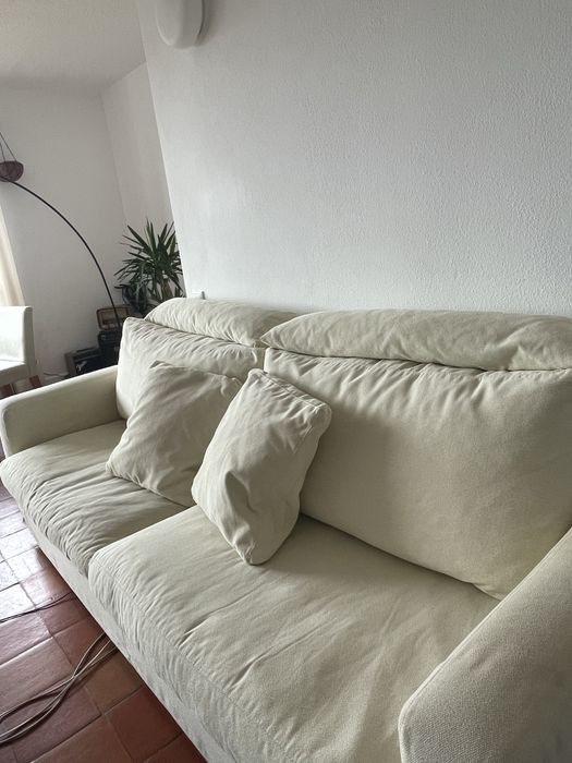 Sofá branco/beige
