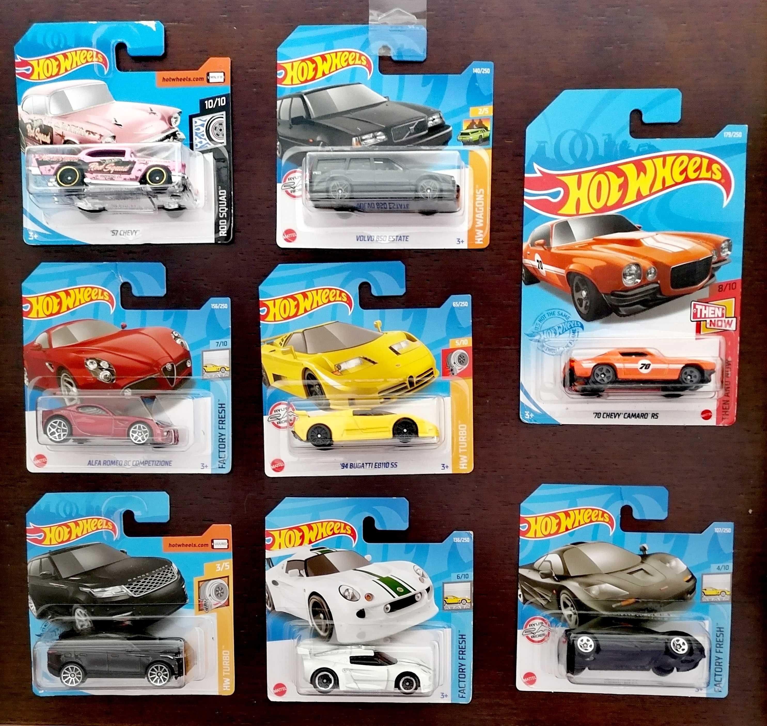 Hot Wheels Novos. Vários, Mainline. Escala 1/64